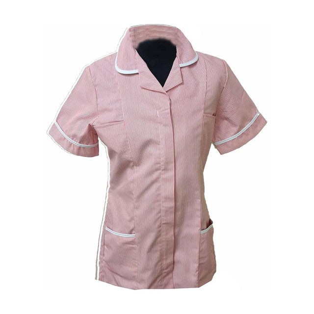 Skyuniforms T33 Nursing Tunics with Stripes, Woman Girls Ladies Tops Office Uniform, in Multicolors